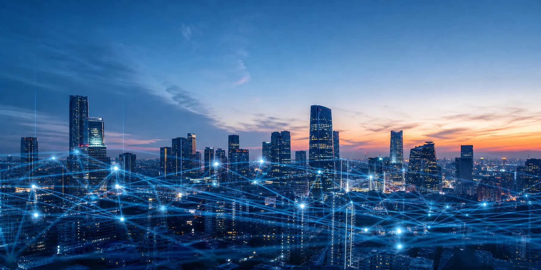 Modern city skyline representing growth, innovation, and long-term vision