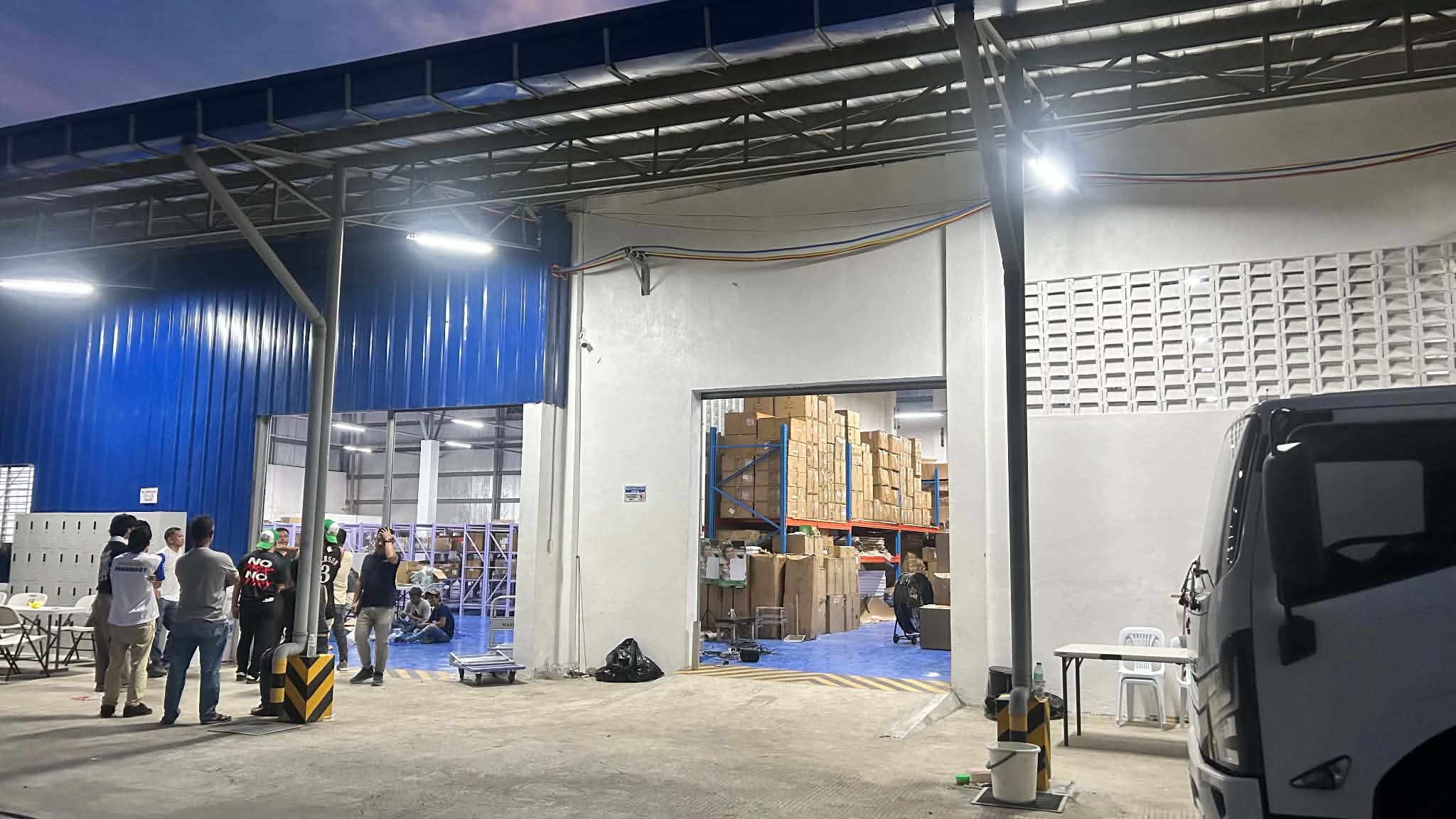 Tamiga Pharmaceuticals Warehouse exterior in Pagsabungan, Mandaue City with the warehouse frontage and site access visible.